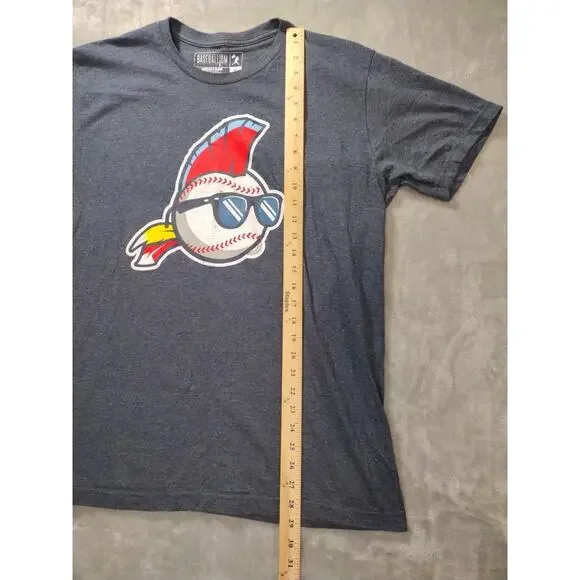 Baseballism T-Shirt Mens XL Major League Wild Thing Navy Blue Baseball Sports - Picture 5 of 8